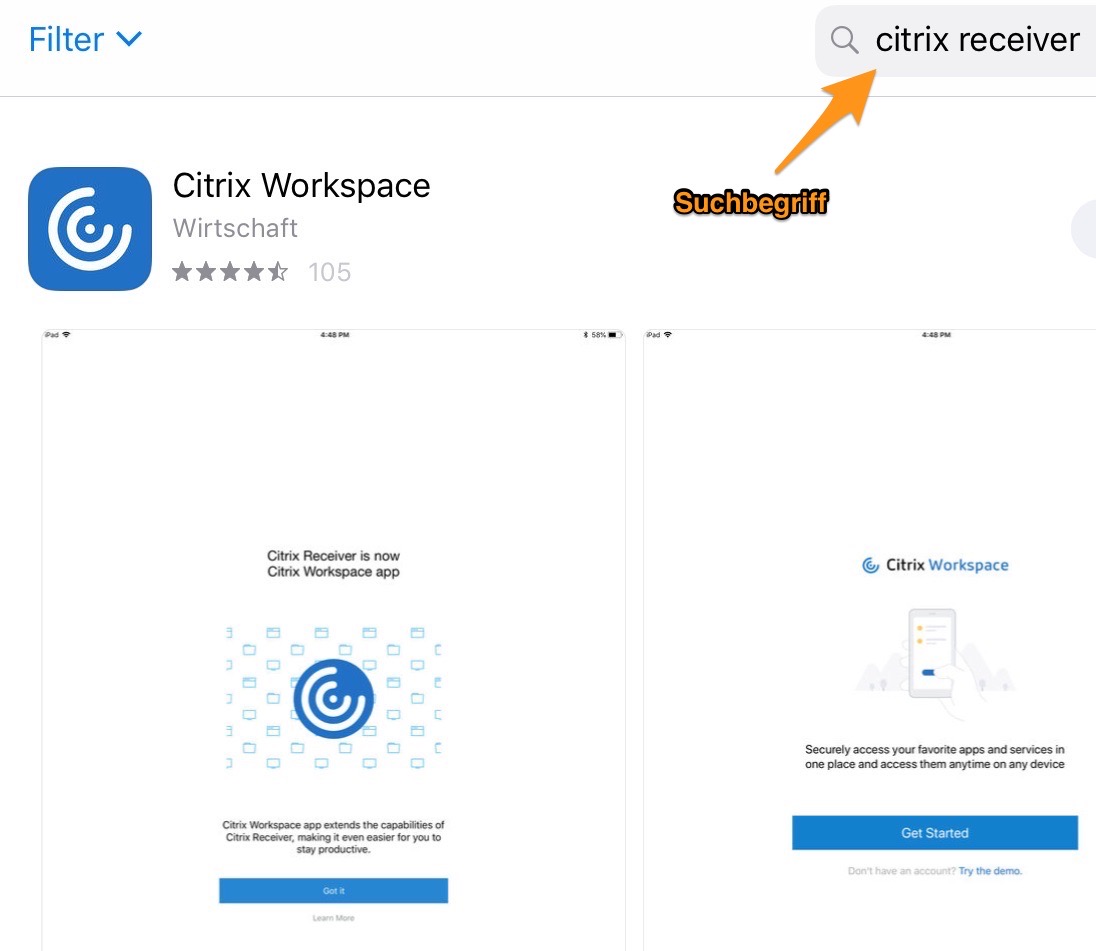 workspace app1